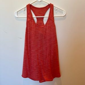 Lululemon orange/red tank